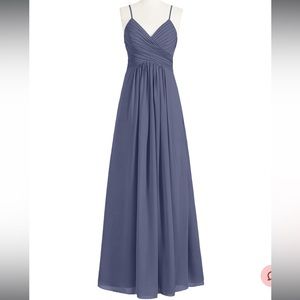 NWT Azazie Haleigh Size 8 Stormy